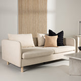 Třimístná pohovka, Zero, béžová, 197 x 102