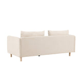 Třimístná pohovka, Zero, béžová, 197 x 102