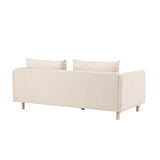 Třimístná pohovka, Zero, béžová, 197 x 102