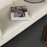 Dvoumístná pohovka, Vindel, bílá, 184 x 88