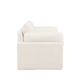 Dvoumístná pohovka, Vindel, bílá, 184 x 88