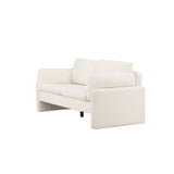 Dvoumístná pohovka, Vindel, bílá, 184 x 88