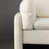 Dvoumístná pohovka, Vindel, bílá, 184 x 88