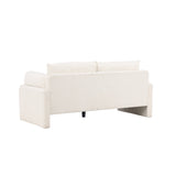 Dvoumístná pohovka, Vindel, bílá, 184 x 88