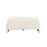 Dvoumístná pohovka, Vindel, bílá, 184 x 88