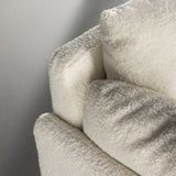 Dvoumístná pohovka, Vindel, bílá, 184 x 88