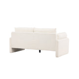 Dvoumístná pohovka, Vindel, bílá, 184 x 88