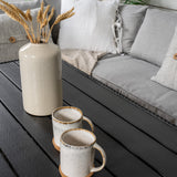 Rohová pohovka Brentwood - černá/šedá