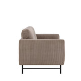 Třimístná pohovka, Sky, hnědá, 88X198X69