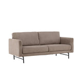 Třimístná pohovka, Sky, hnědá, 88X198X69