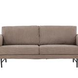 Třimístná pohovka, Sky, hnědá, 88X198X69