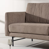 Třimístná pohovka, Sky, hnědá, 88X198X69