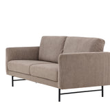 Třimístná pohovka, Sky, hnědá, 88X198X69