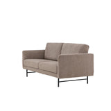 Třimístná pohovka, Sky, hnědá, 88X198X69