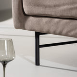 Třimístná pohovka, Sky, hnědá, 88X198X69