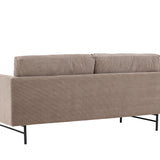 Třimístná pohovka, Sky, hnědá, 88X198X69