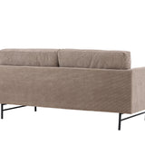 Třimístná pohovka, Sky, hnědá, 88X198X69