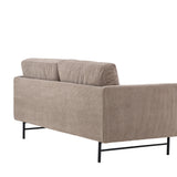 Třimístná pohovka, Sky, hnědá, 88X198X69