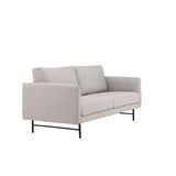 Třimístná pohovka, Sky, hnědá, 88X198X69