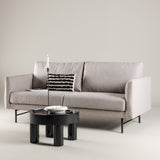 Třimístná pohovka, Sky, hnědá, 88X198X69