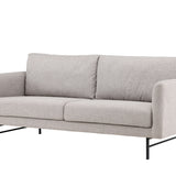 Třimístná pohovka, Sky, hnědá, 88X198X69