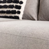 Třimístná pohovka, Sky, hnědá, 88X198X69