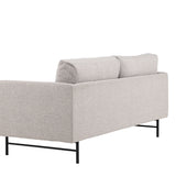 Třimístná pohovka, Sky, hnědá, 88X198X69