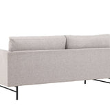 Třimístná pohovka, Sky, hnědá, 88X198X69