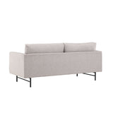 Třimístná pohovka, Sky, hnědá, 88X198X69