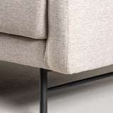 Třimístná pohovka, Sky, hnědá, 88X198X69