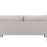 Třimístná pohovka, Sky, hnědá, 88X198X69