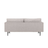 Třimístná pohovka, Sky, hnědá, 88X198X69