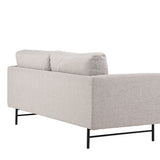 Třimístná pohovka, Sky, hnědá, 88X198X69