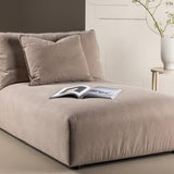 Lounge křeslo, Malö, hnědá, 100*169*80