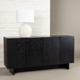 Skříňka, Tyresö, černá, 42 x 160 x 80