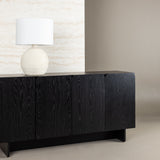 Skříňka, Tyresö, černá, 42 x 160 x 80