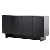 Skříňka, Tyresö, černá, 42 x 160 x 80