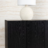 Skříňka, Tyresö, černá, 42 x 160 x 80