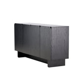 Skříňka, Tyresö, černá, 42 x 160 x 80