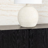 Skříňka, Tyresö, černá, 42 x 160 x 80