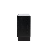Skříňka, Tyresö, černá, 42 x 160 x 80