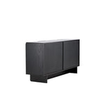 Skříňka, Tyresö, černá, 42 x 160 x 80