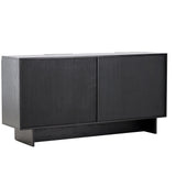 Skříňka, Tyresö, černá, 42 x 160 x 80