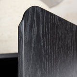 Skříňka, Tyresö, černá, 42 x 160 x 80