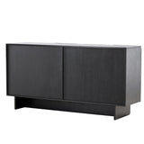 Skříňka, Tyresö, černá, 42 x 160 x 80