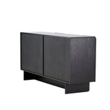 Skříňka, Tyresö, černá, 42 x 160 x 80