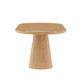 Jídelní stůl, Castor, přírodní barva, 200 x 90