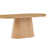 Jídelní stůl, Castor, přírodní barva, 200 x 90