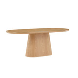 Jídelní stůl, Castor, přírodní barva, 200 x 90