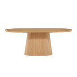 Jídelní stůl, Castor, přírodní barva, 200 x 90